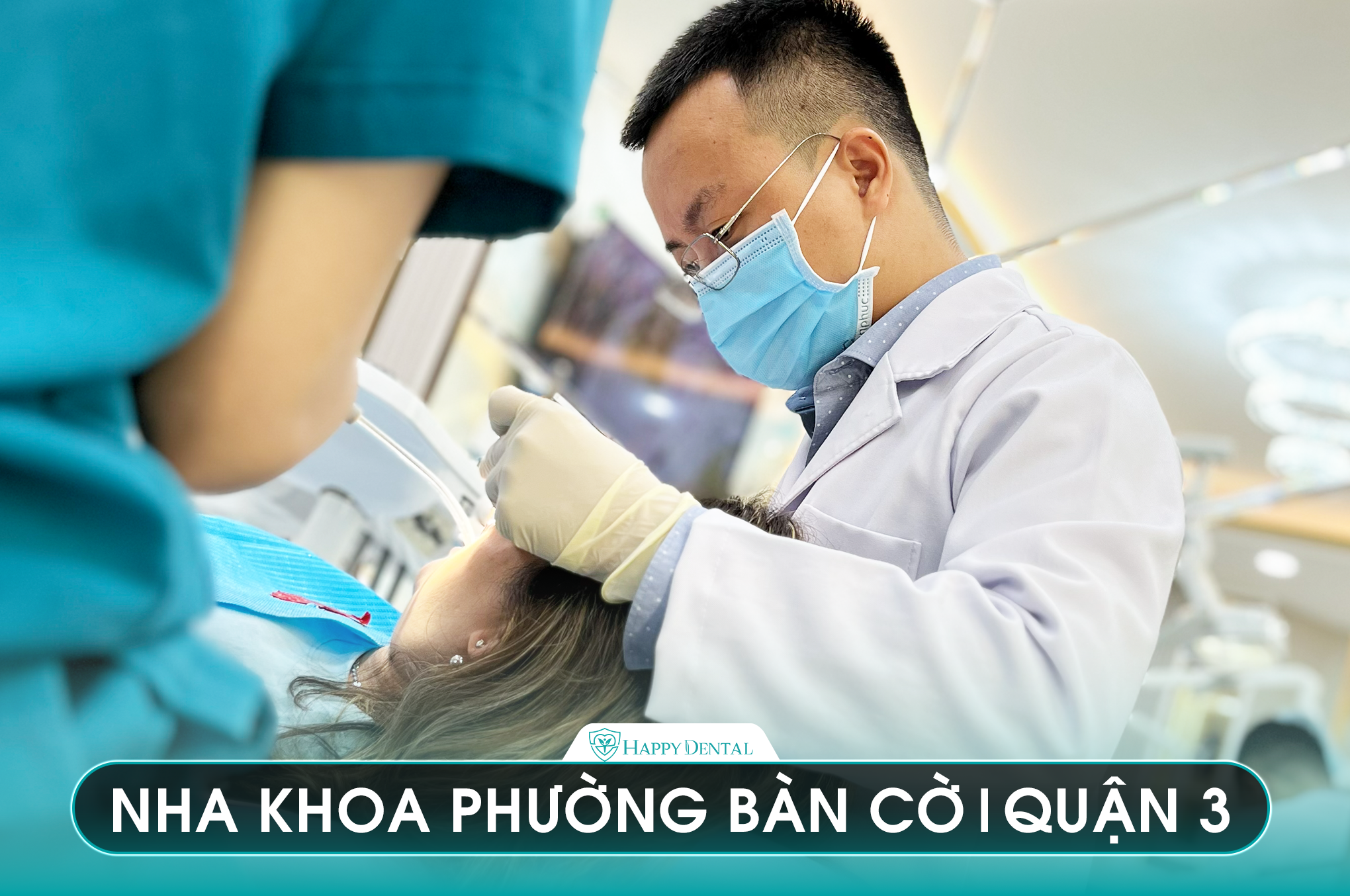 khách hàng thăm khám tại nha khoa happy phường bàn cờ