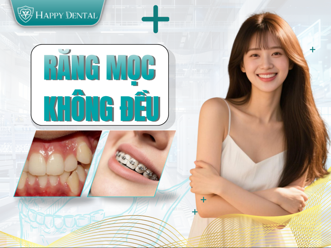 Răng mọc không đều
